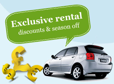 Exclusive Rental Discounts & Season off